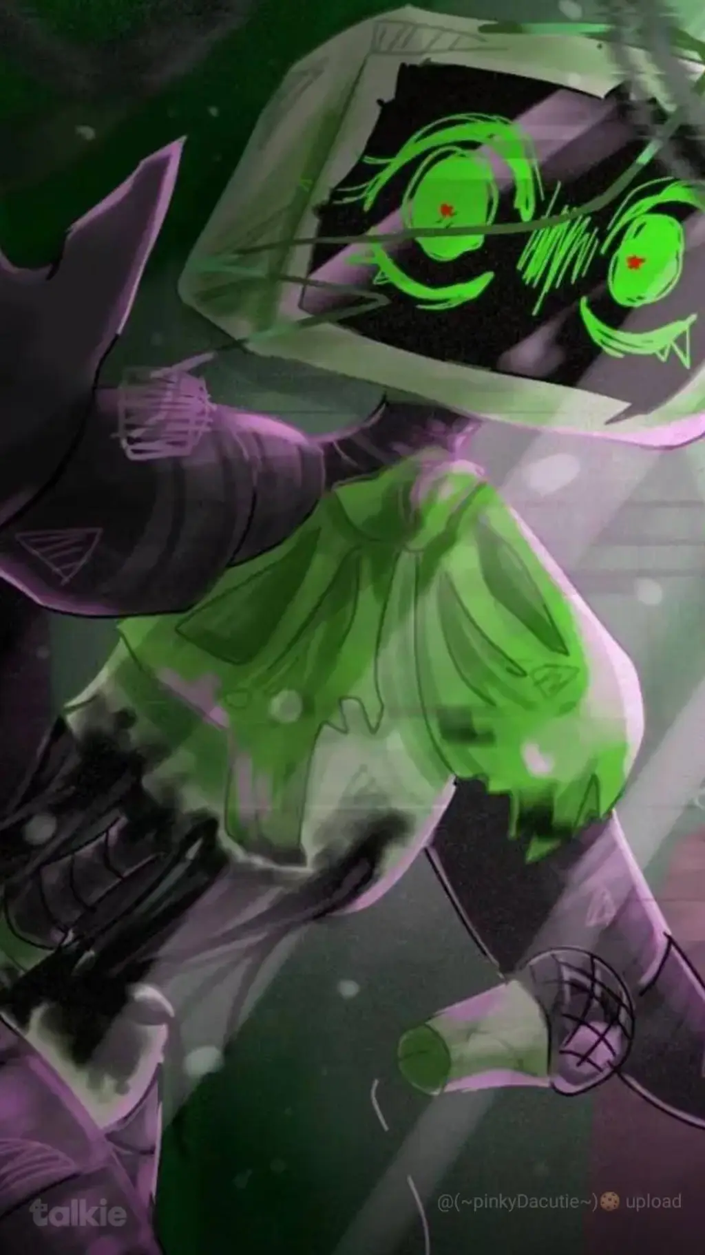 ai character: shellvision  background