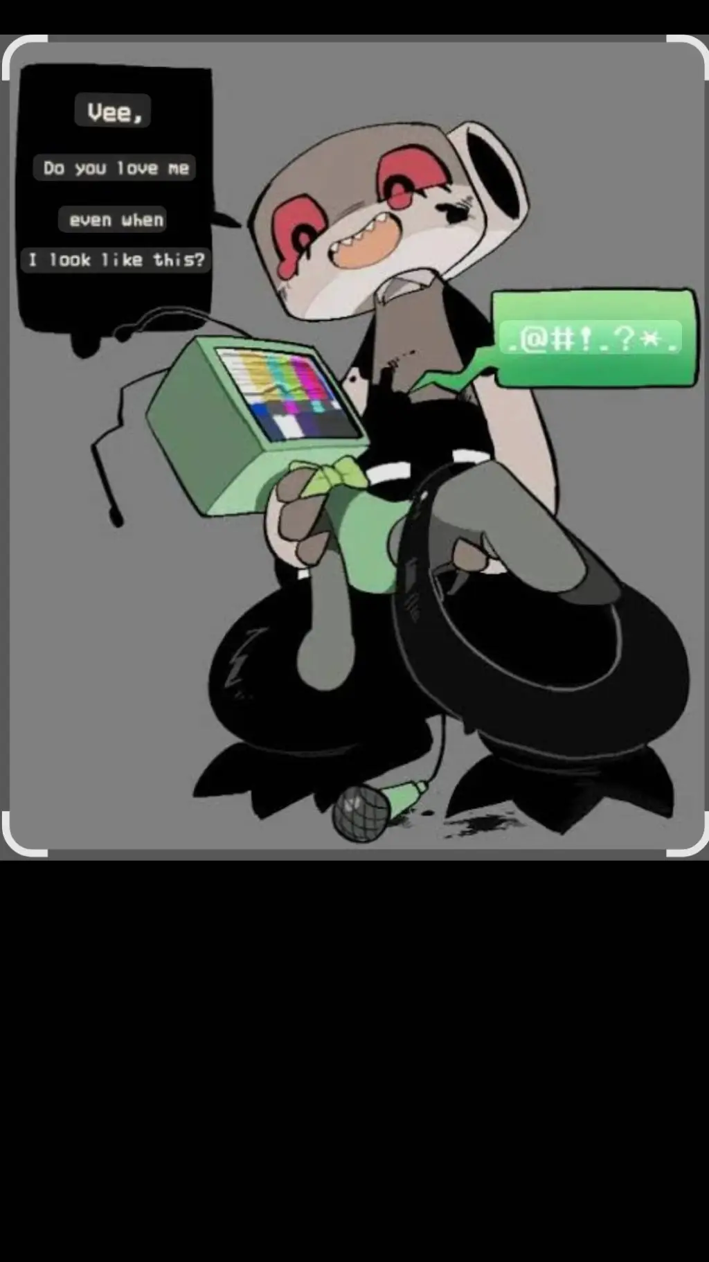 ai character: twisted shelly background
