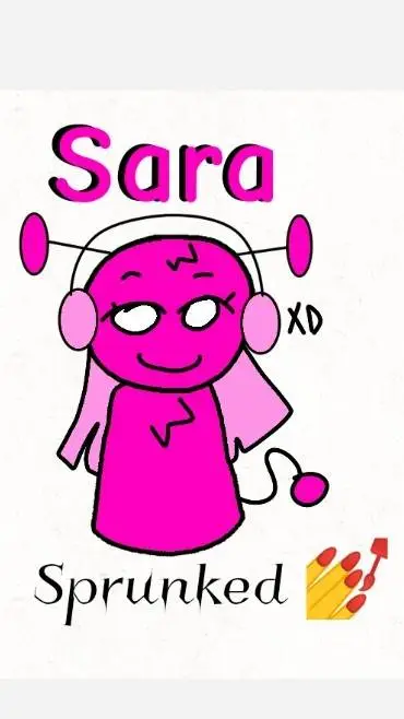 ai character: Sara sprunked XD 💅 background