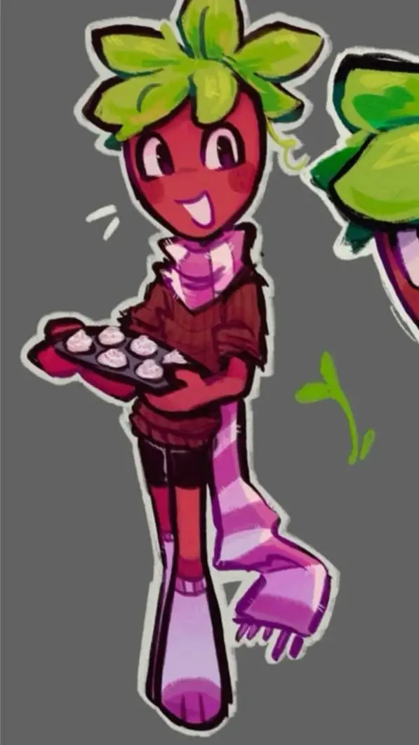 ai character: Sprout 👀👍 background