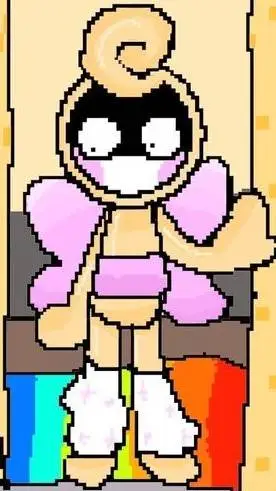 ai character: Glisten 👽💅✨ background