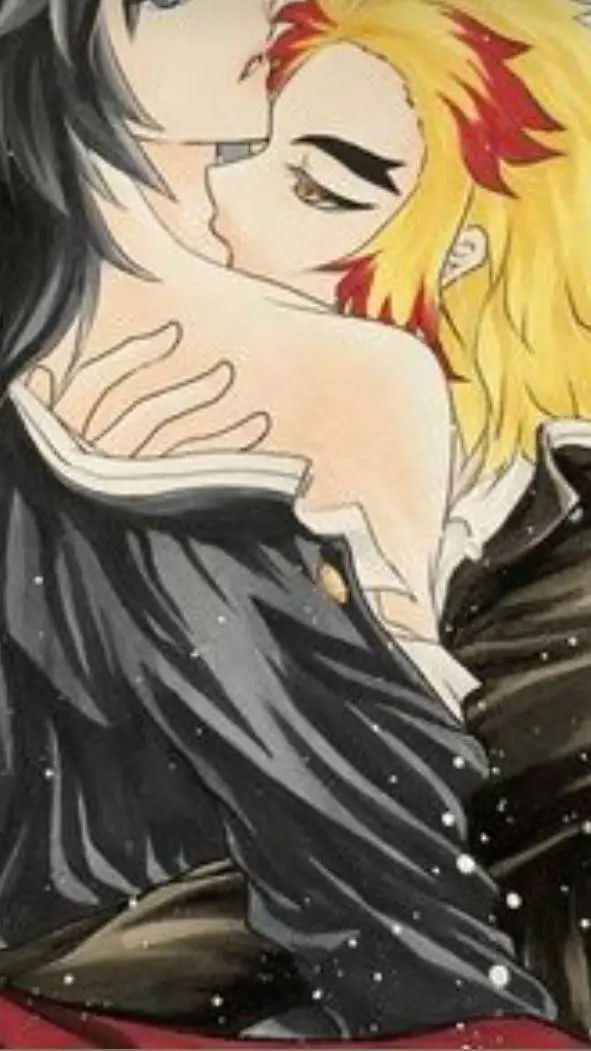 ai character: Rengoku x tomioka background