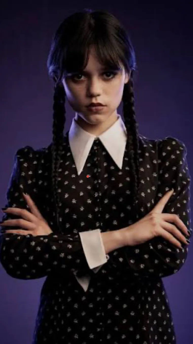 ai character: Wednesday background