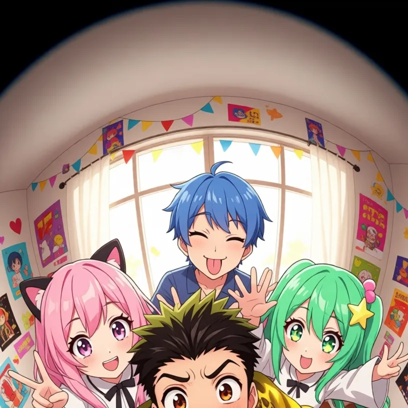chat with ai character: anime sleepover 