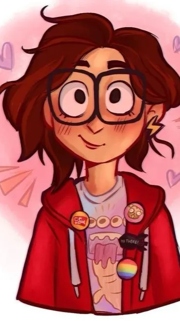 ai character: Katie Mitchell ￼ background