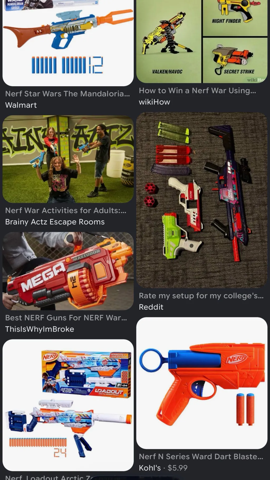 ai character: NERF: ALL OUT background