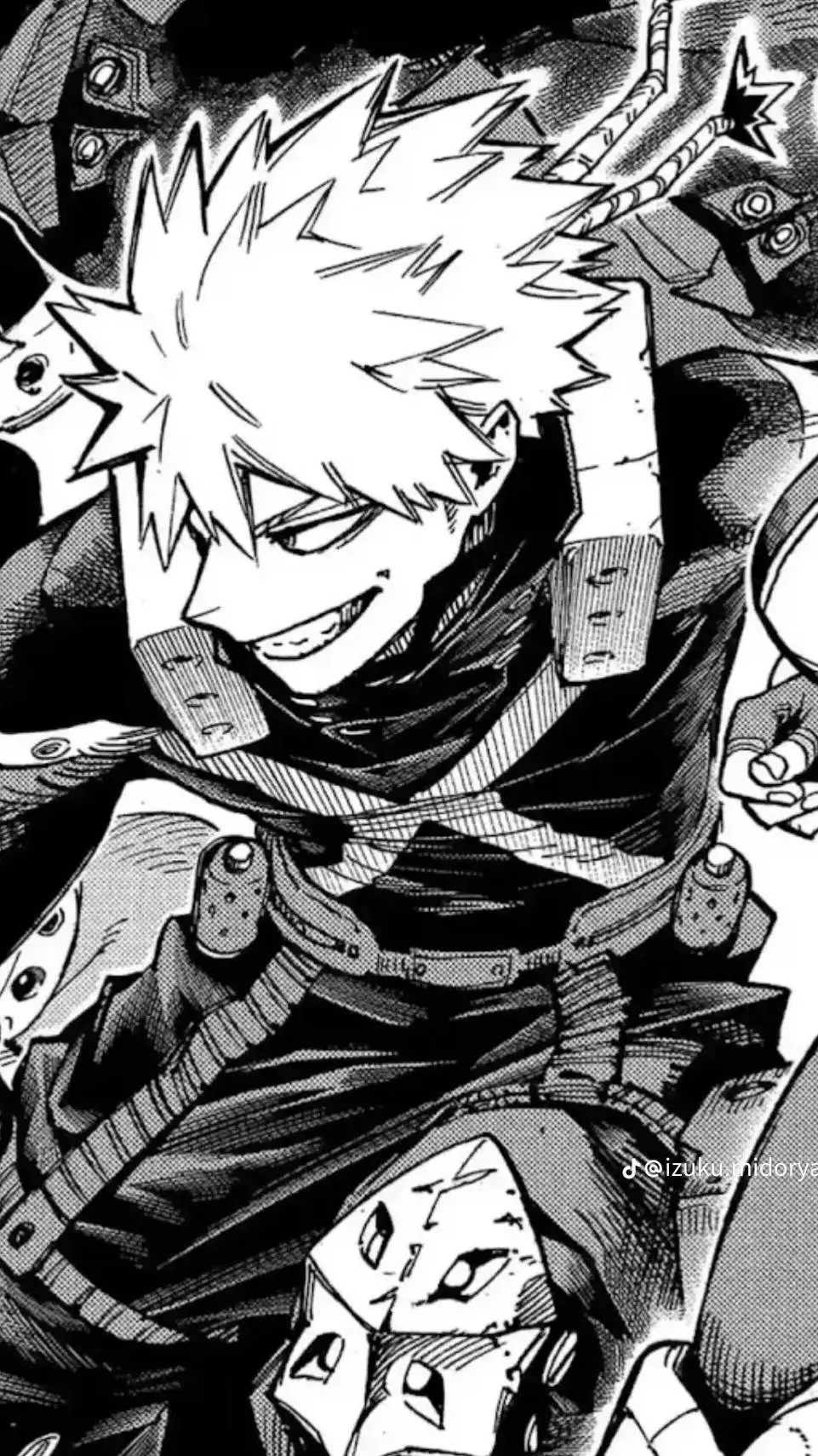 ai character: Bakugo Katsuki background
