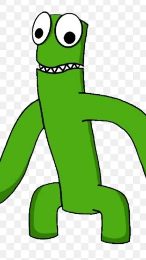ai character: Green Gametoons  background