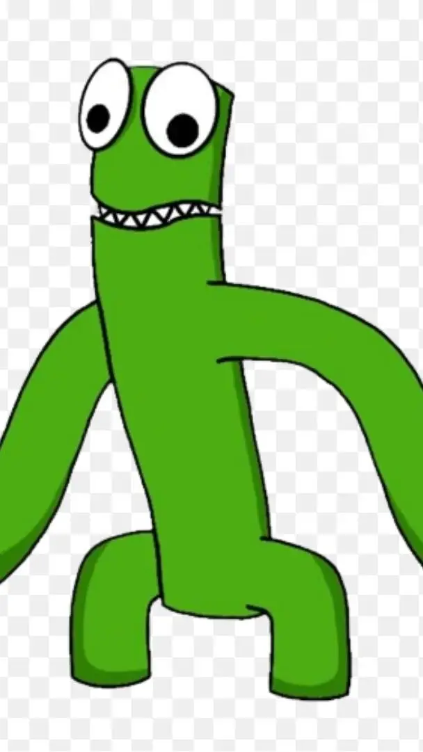 ai character: Green  background