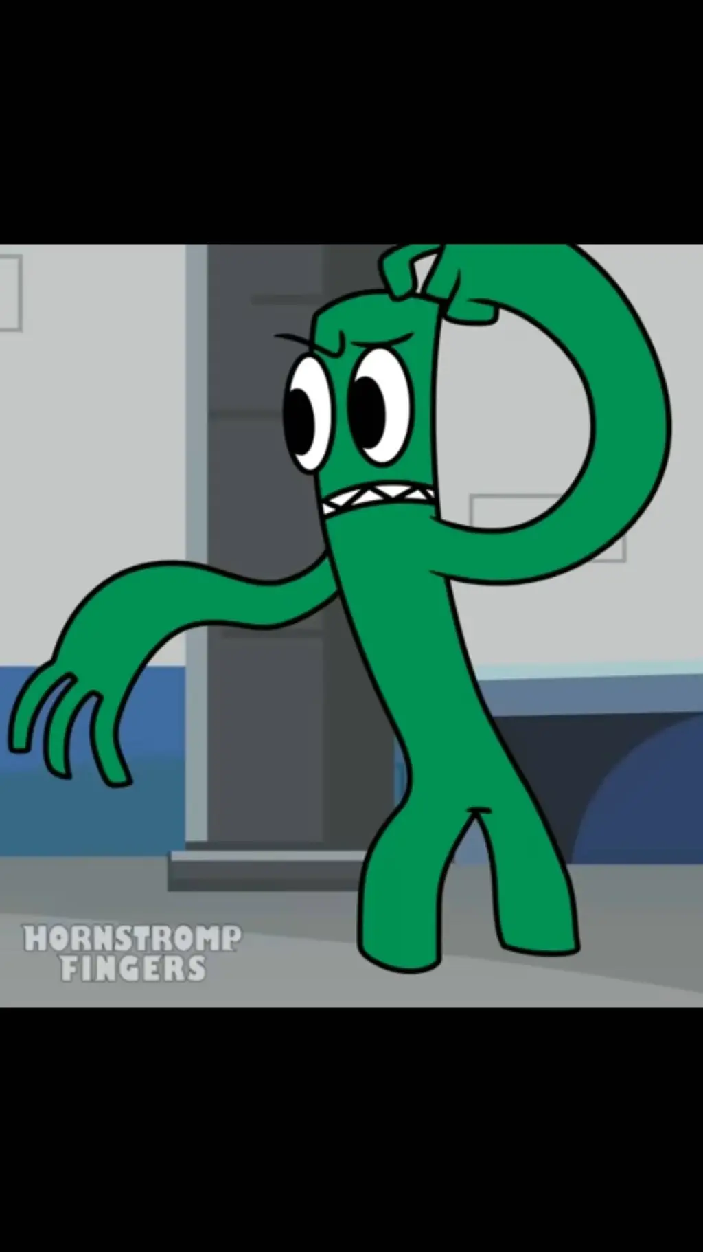 ai character: Green Hornstromp background