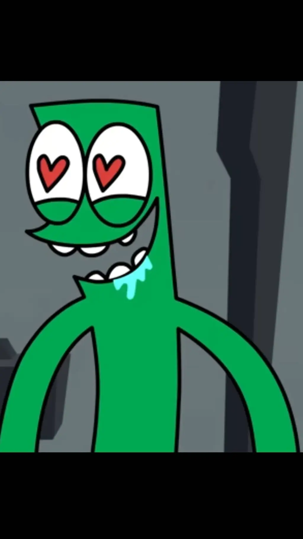 ai character: Green Hornstromp  background