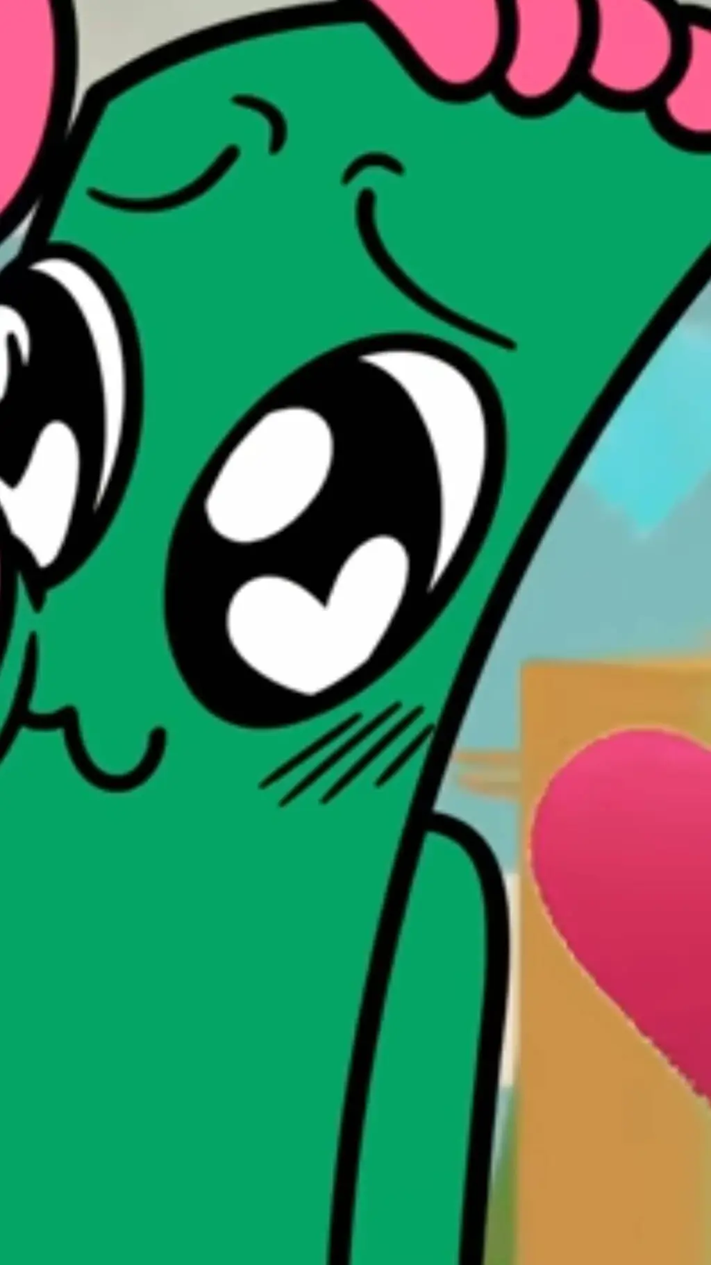 ai character: Green has a crush! background