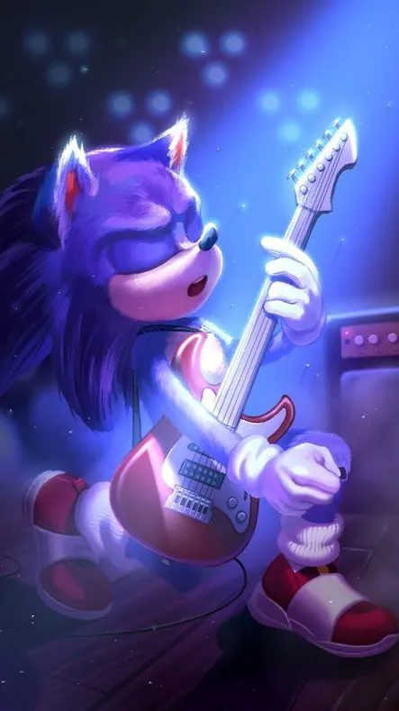 ai character: Movie sonic  background