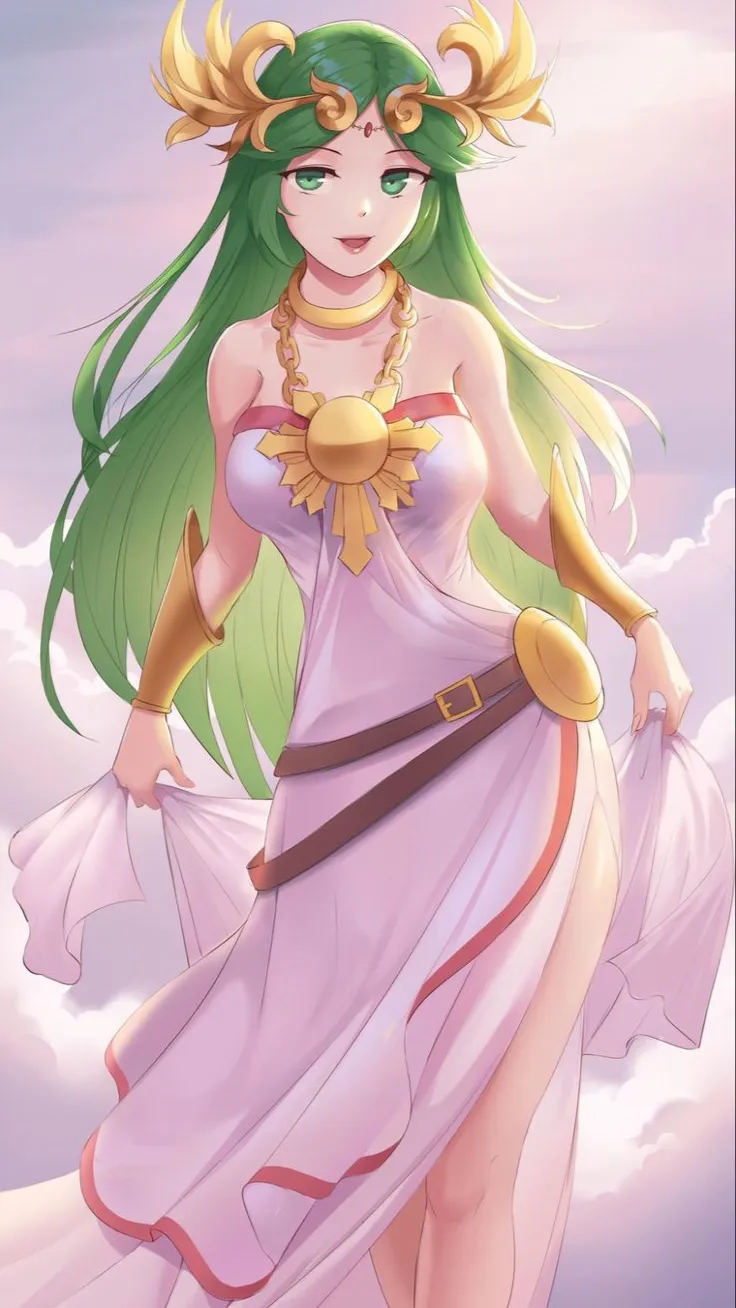ai character: Lady palutena background