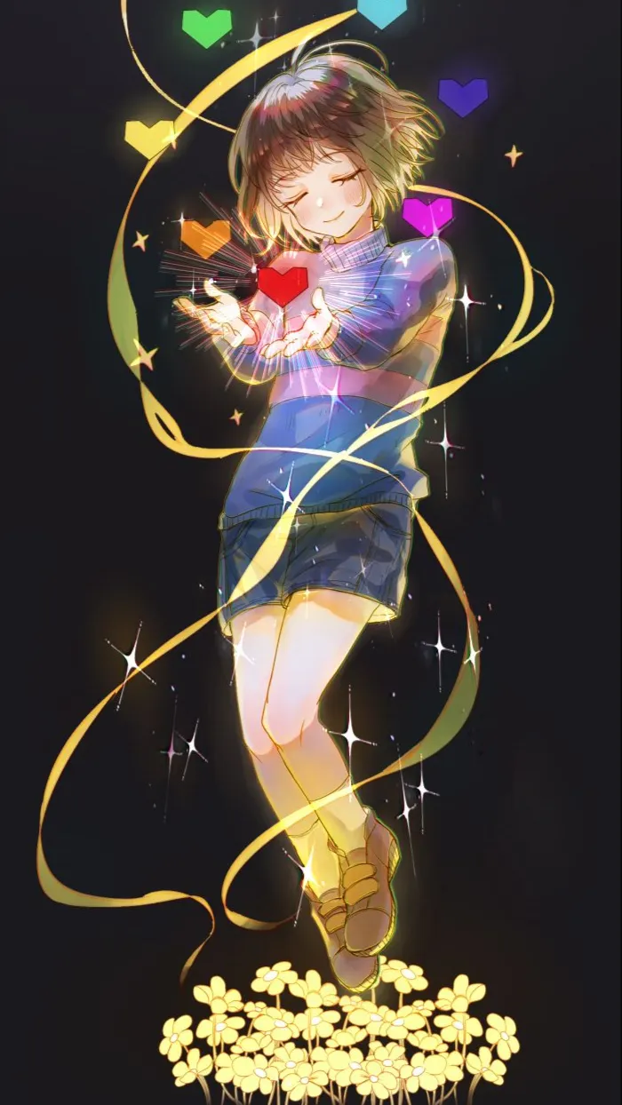 ai character: Frisk(Beginning) background