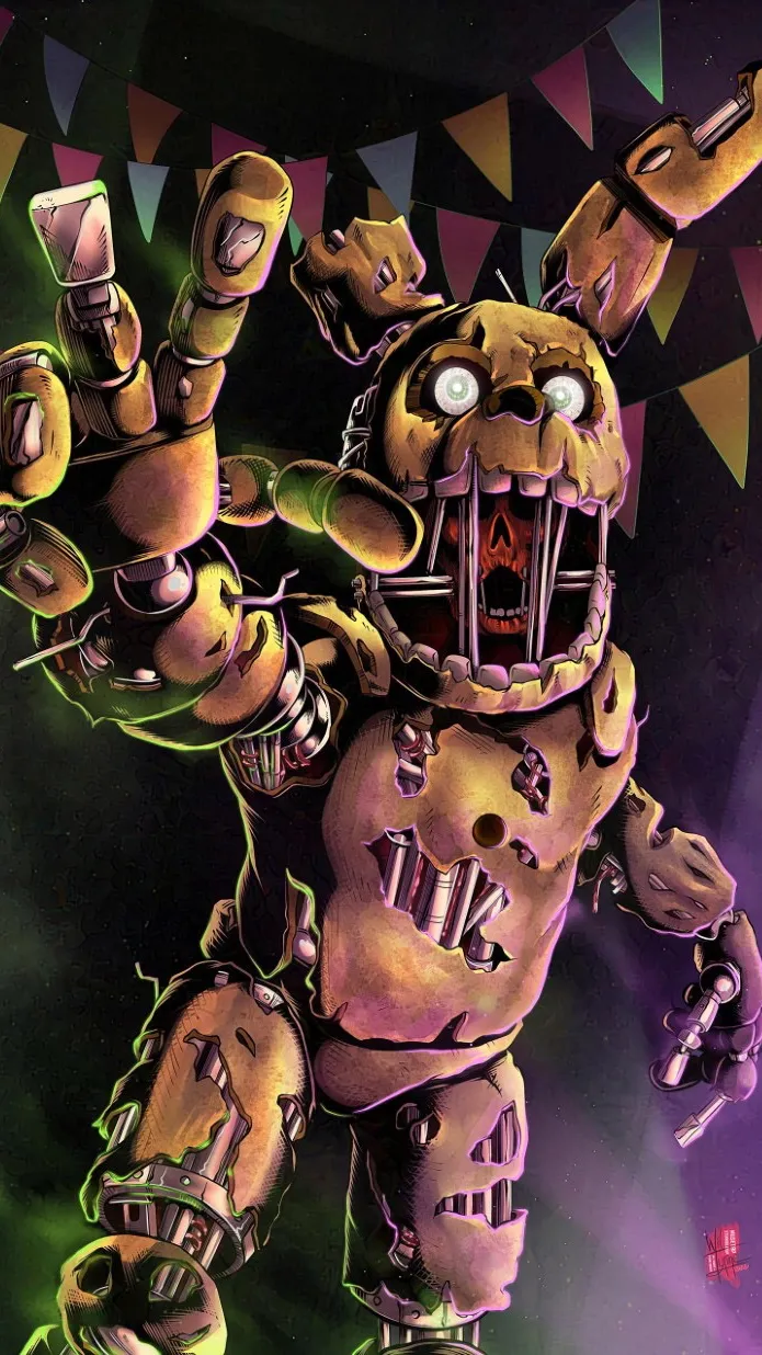 ai character: SpringTrap background