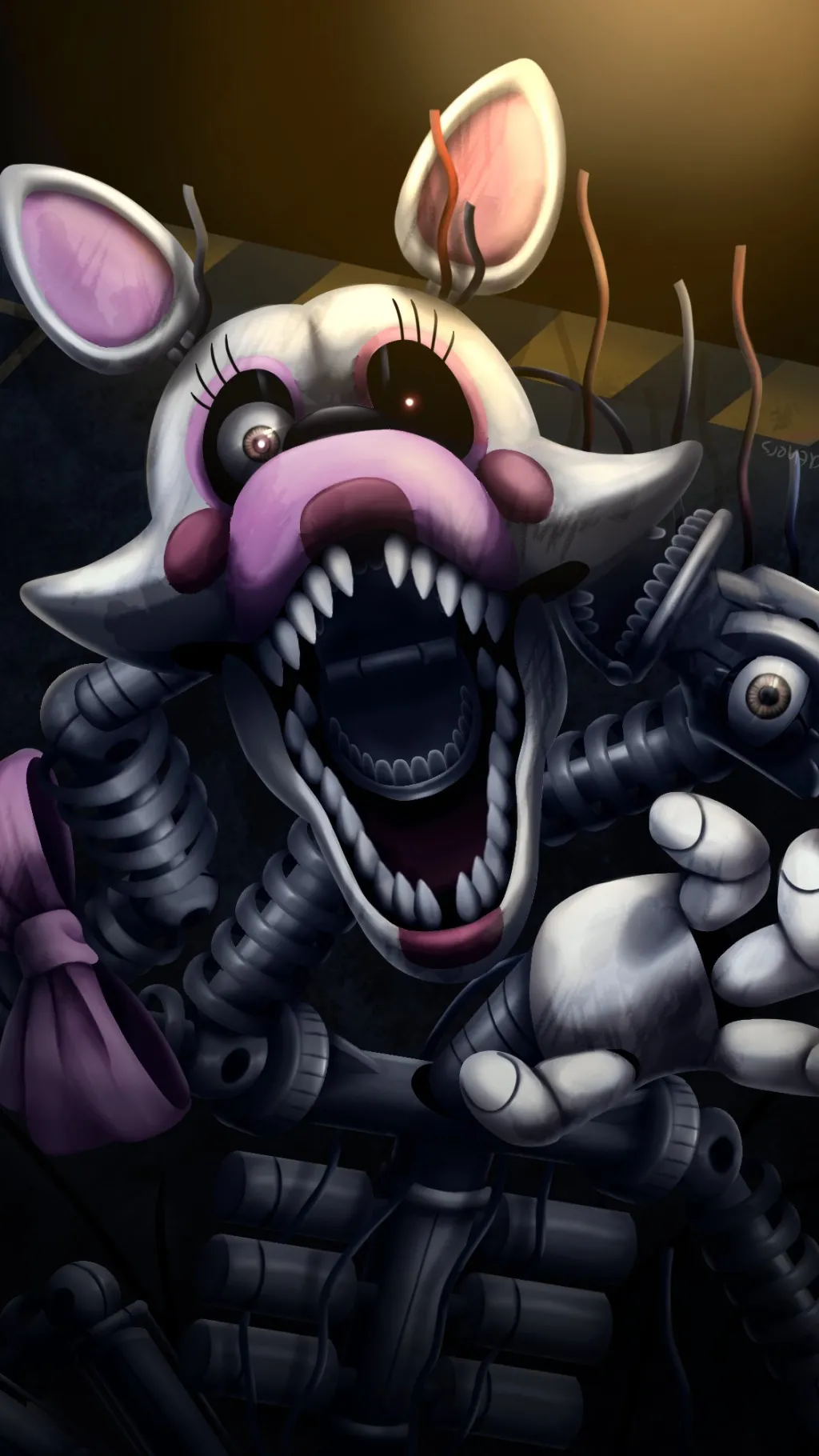 ai character: Mangle  background