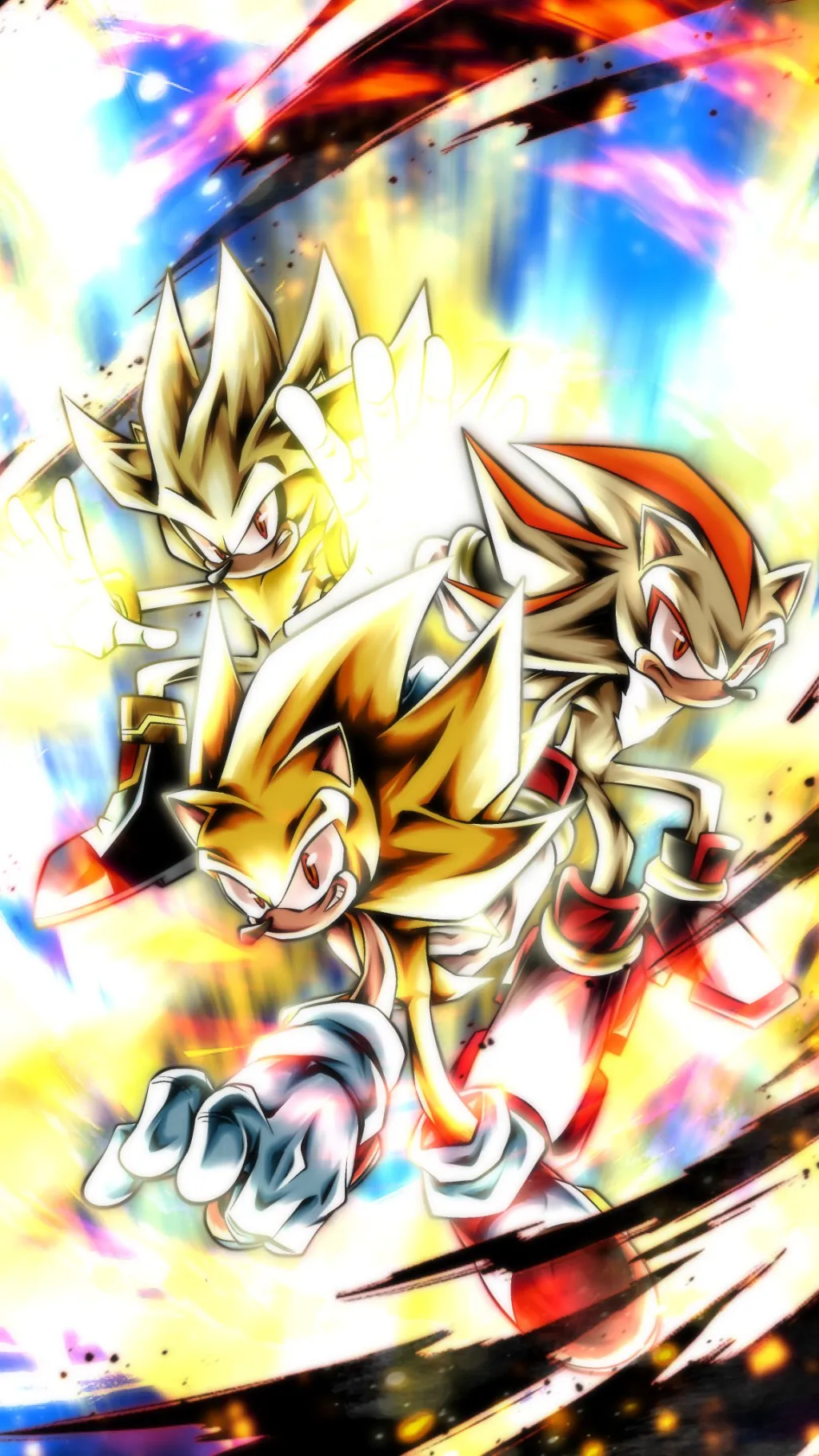 ai character: Super trio(Sonic) background