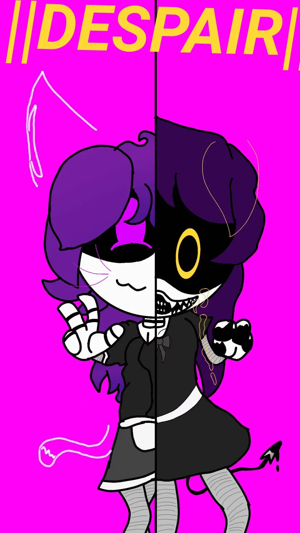 ai character: Despair background