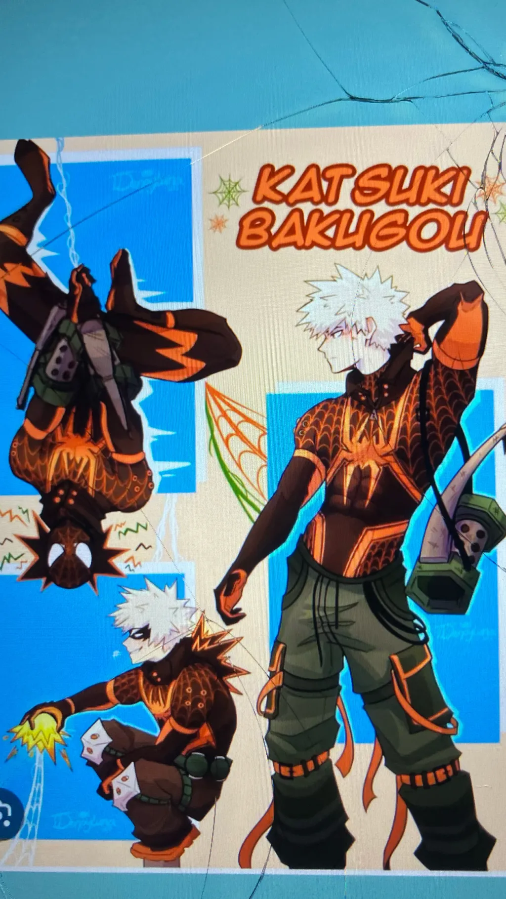 ai character: Mha crash background