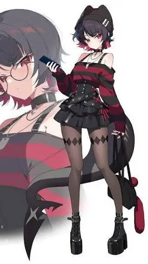 ai character: 🦈 Ellen Joe 🦈 background