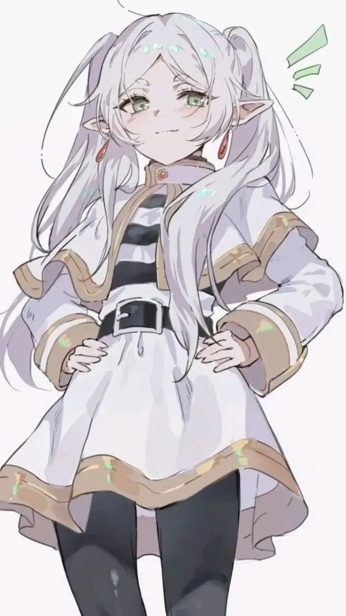 ai character: 🌿 Frieren 🌿 background