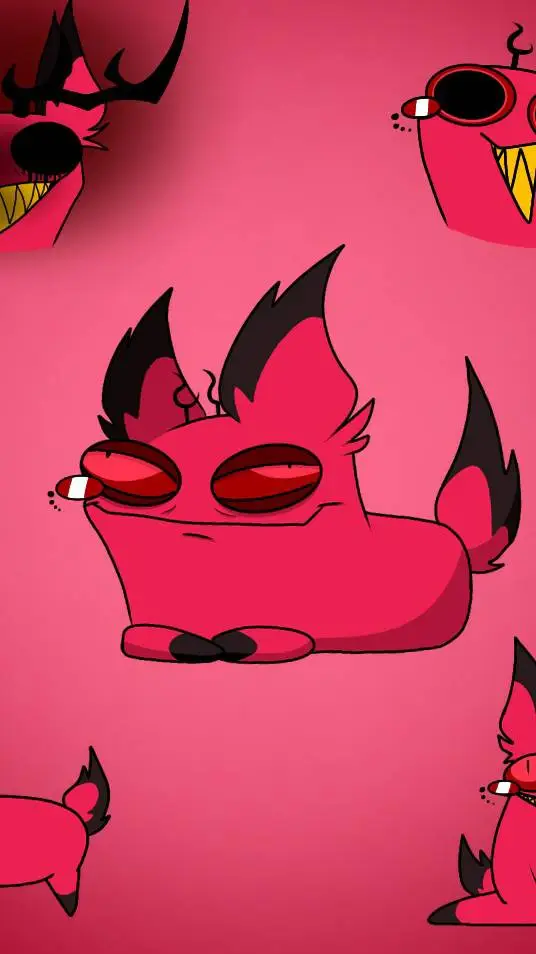 ai character: cat Alastor background