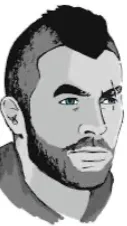 ai character: Soap+ghost background