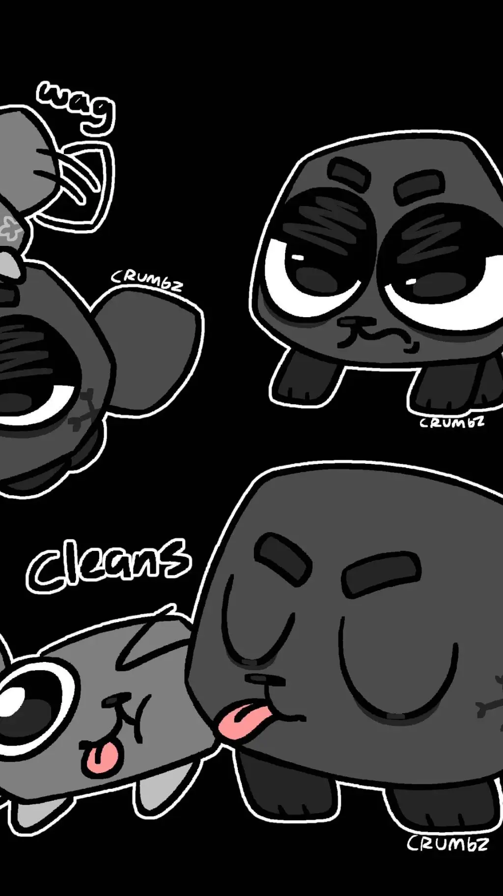 ai character: Coal x Pebble  background