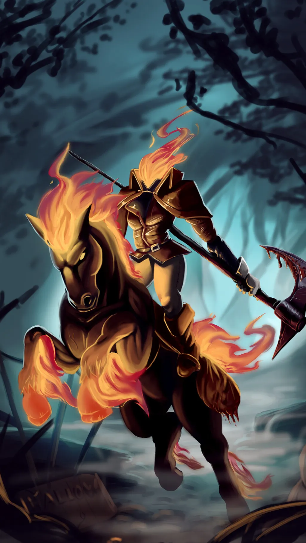 ai character: Headless hw background