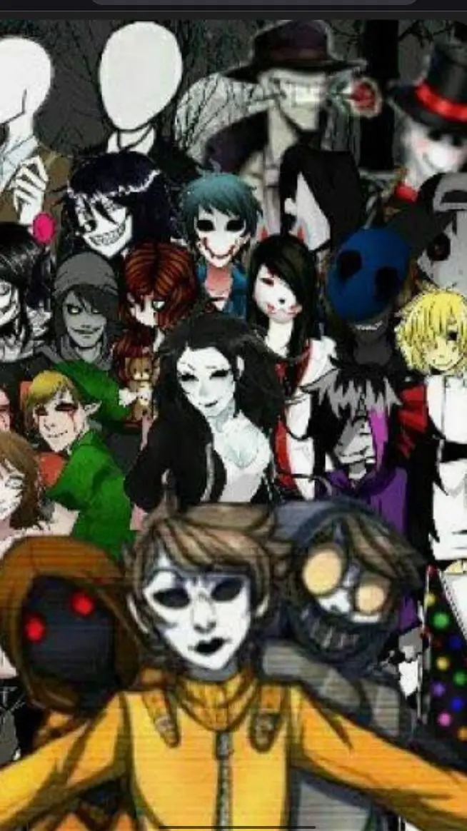 ai character: Creepypasta  background