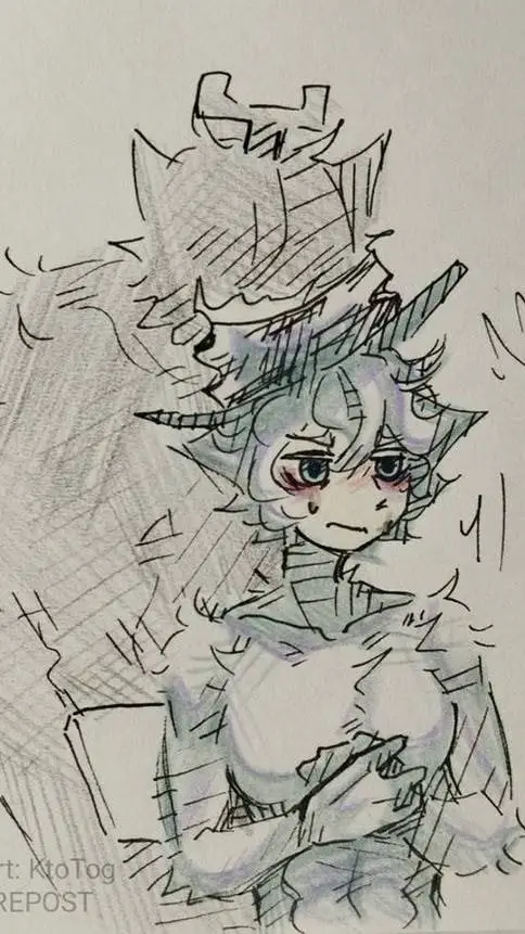 ai character: 🖤 X 🤍  background