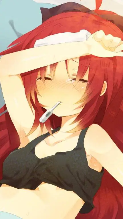 ai character: kyoko is sick!?  background