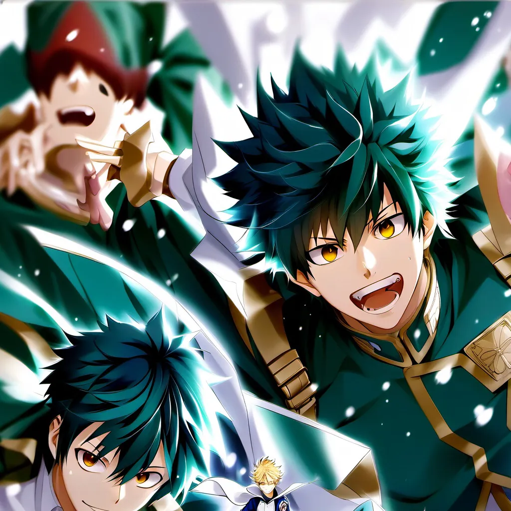 chat with ai character: Deku pirate Au x u