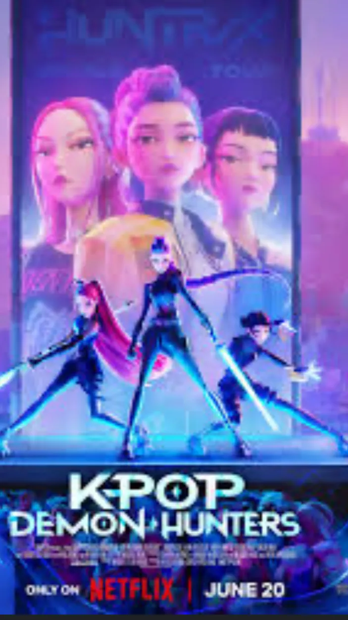 ai character: K-pop demon hunter background