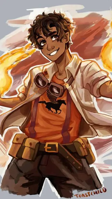 ai character: Leo Valdez  background