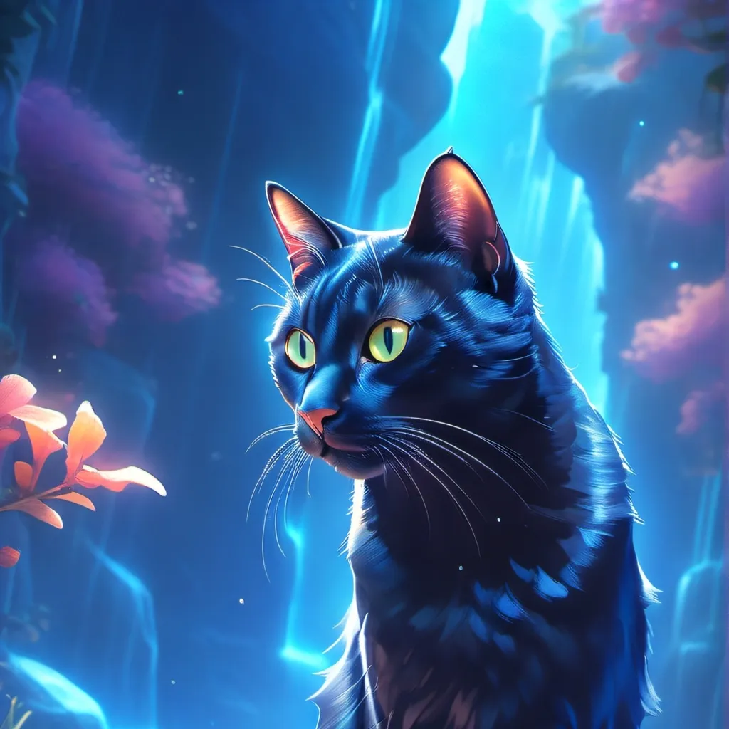 chat with ai character: Black cat 
