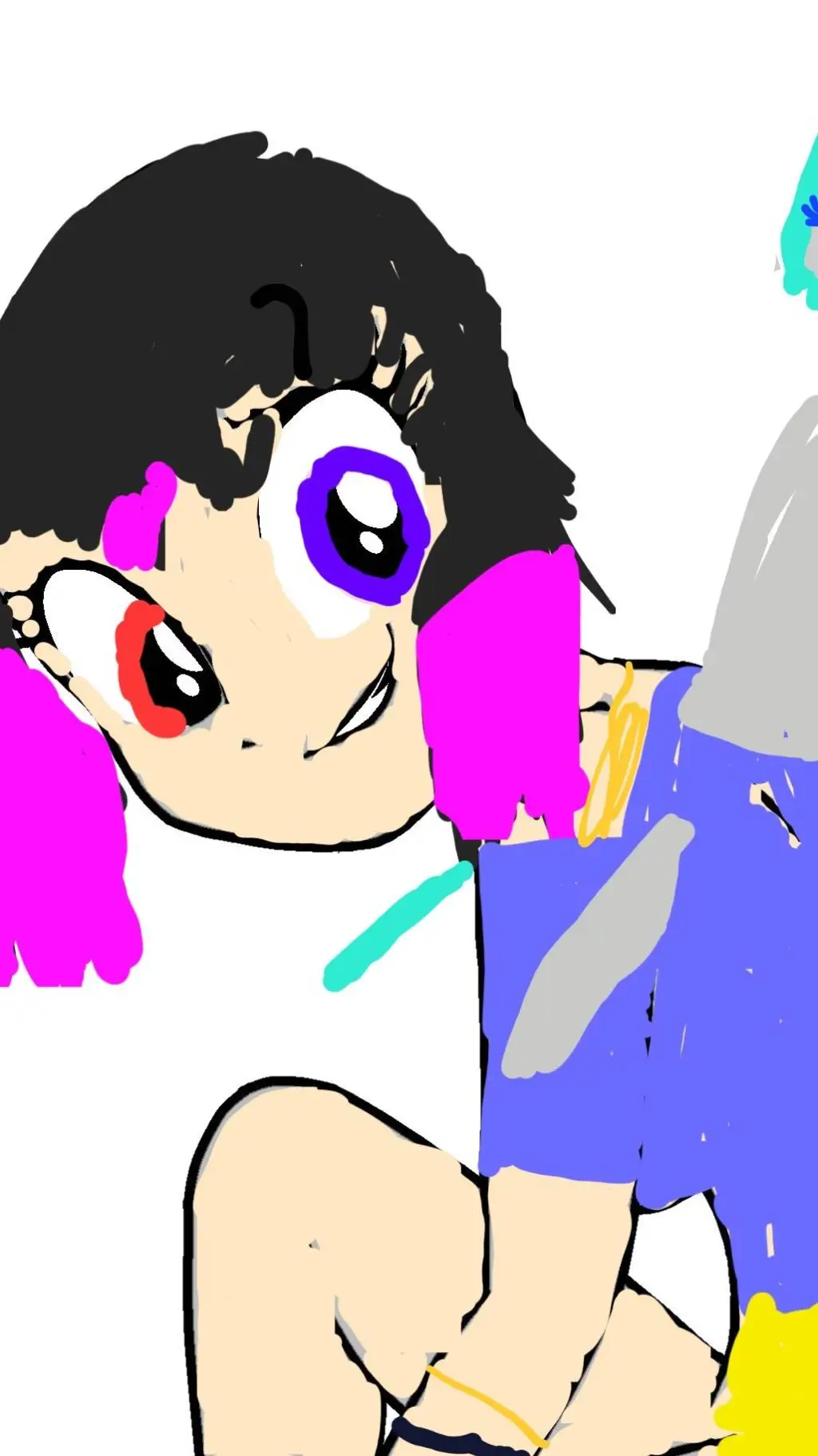 ai character: sg Littlegirl background