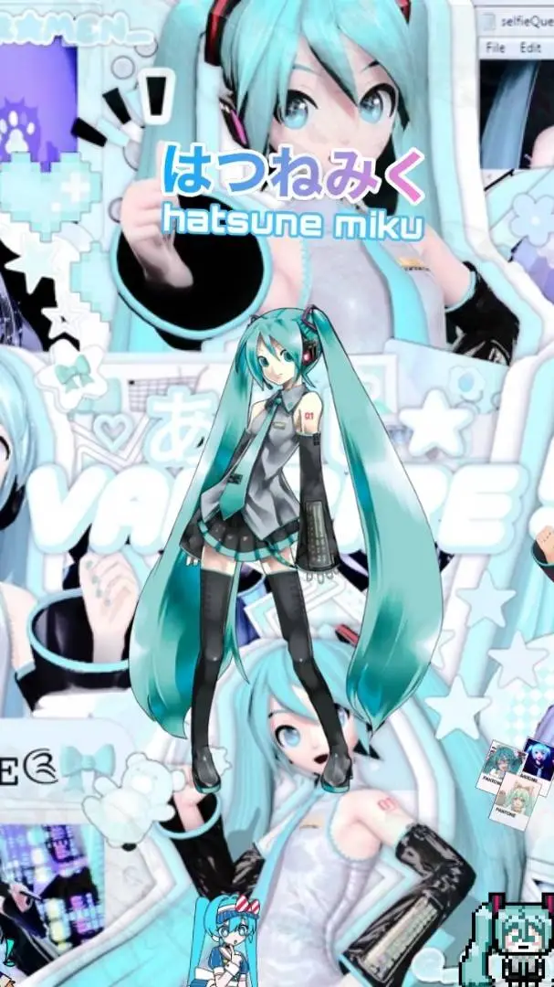 ai character: miku background