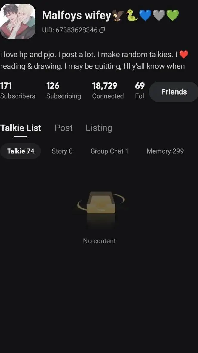 ai character: Im leaving!!! background