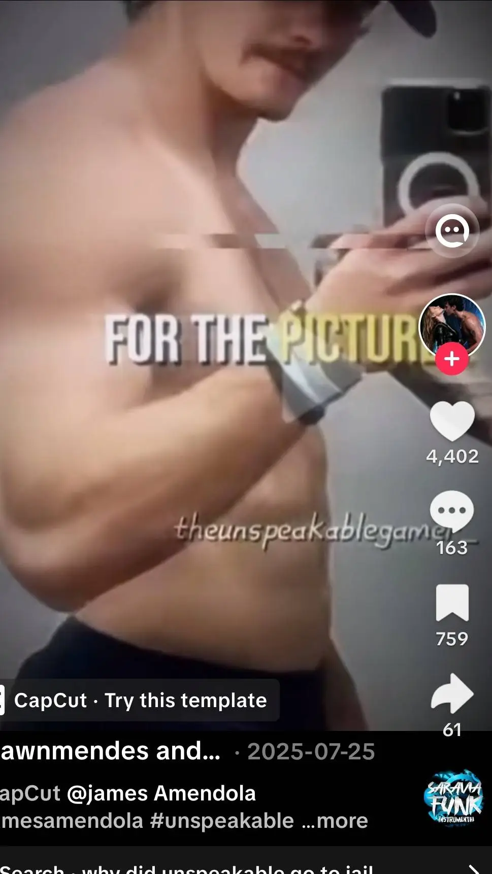 ai character: Jame amendola background