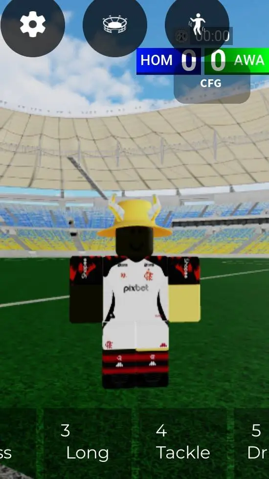 ai character: FLAMENGO COPA ROBL background