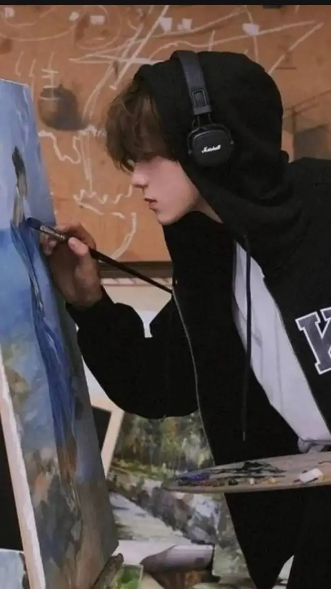 ai character: Kim-Taehyung  background