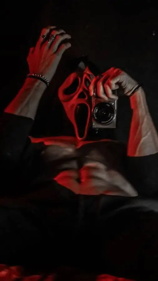 ai character: ghostface~🔥 background