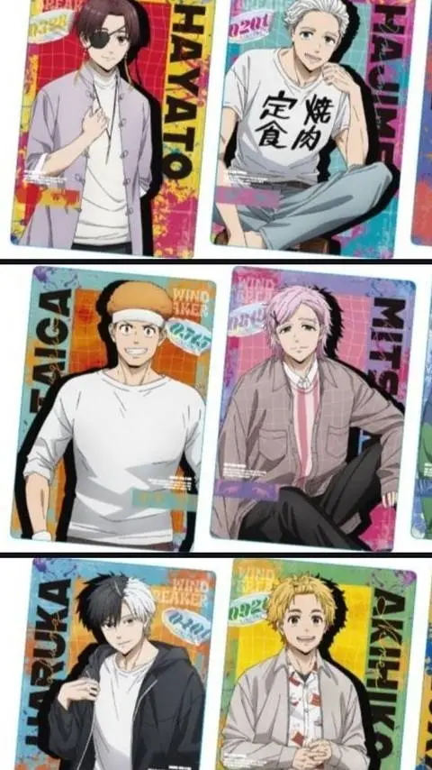 ai character: wind breaker  background