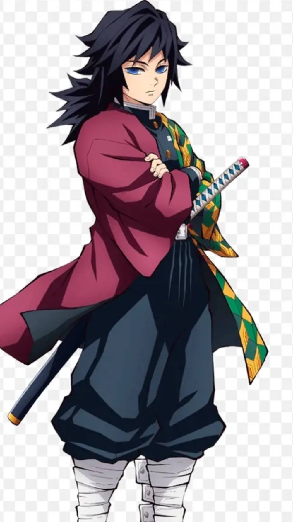 ai character: tomioka 🥰🥰 background