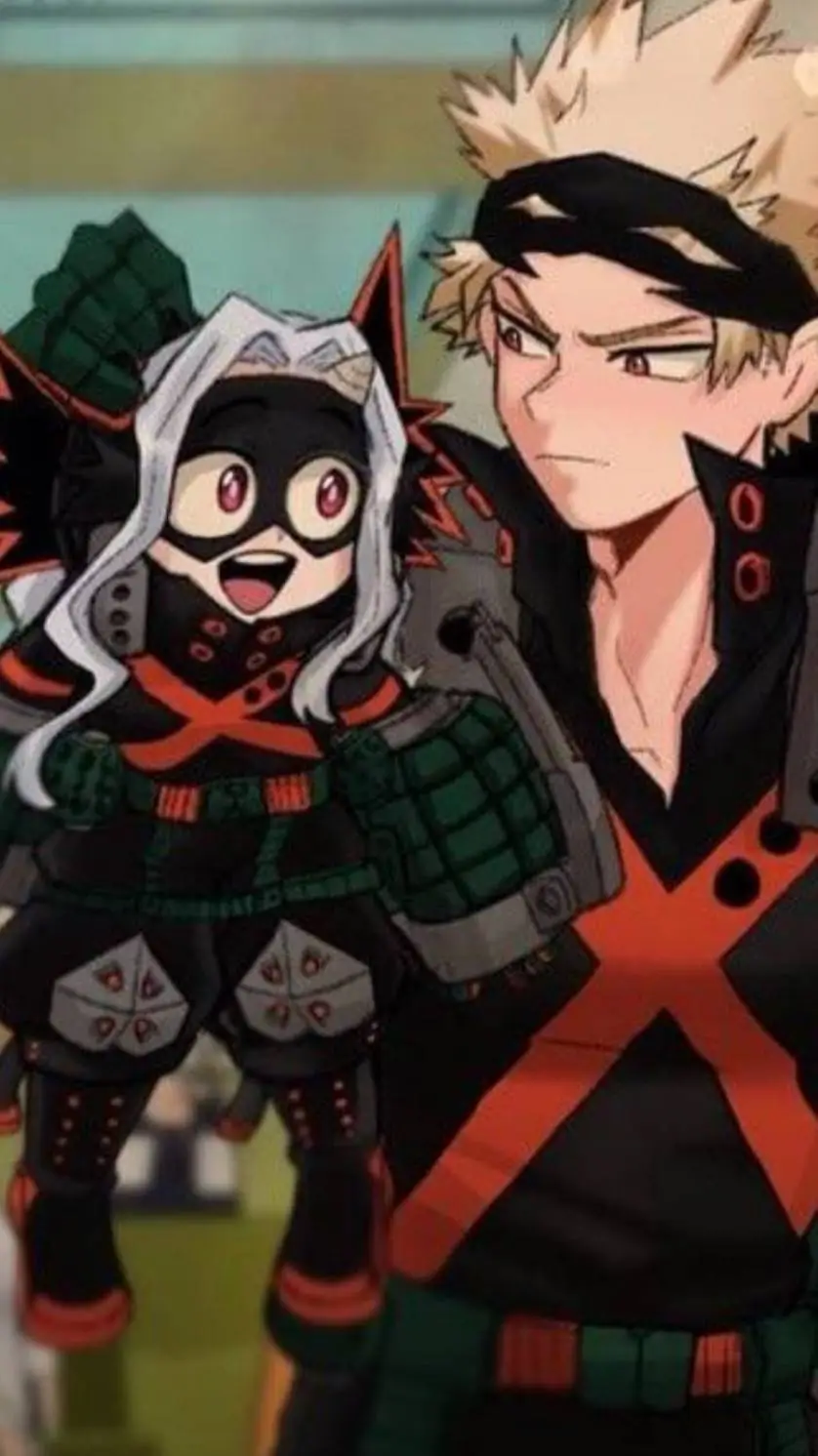 ai character: bakugo babysit eri background