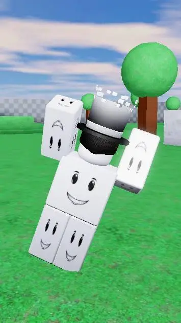 ai character: wave background