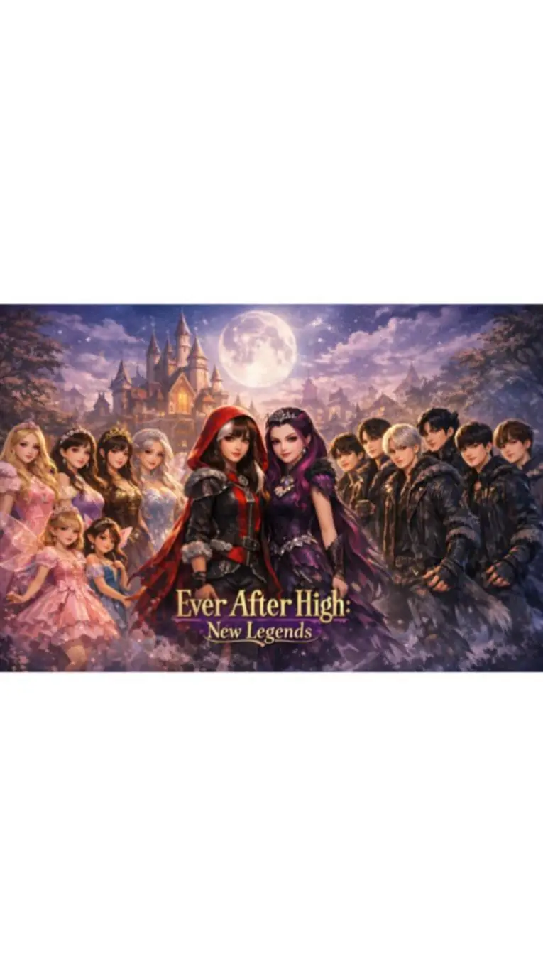 ai character: Ever After high  background