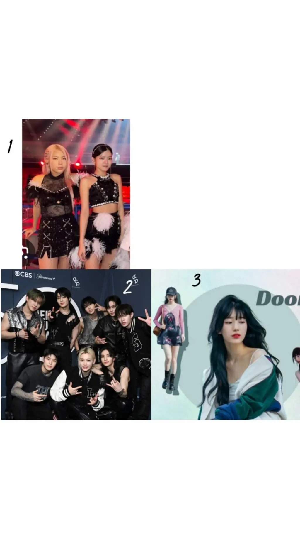 ai character: Donna+skz background
